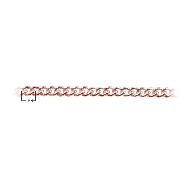 CHRG-230-4MM Rose Gold Overlay Beading & Extender Chain Beads Bali Designs Inc 