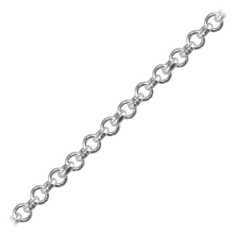 CHSF-103-3MM Silver Overlay Beading & Extender Chain Beads Bali Designs Inc 