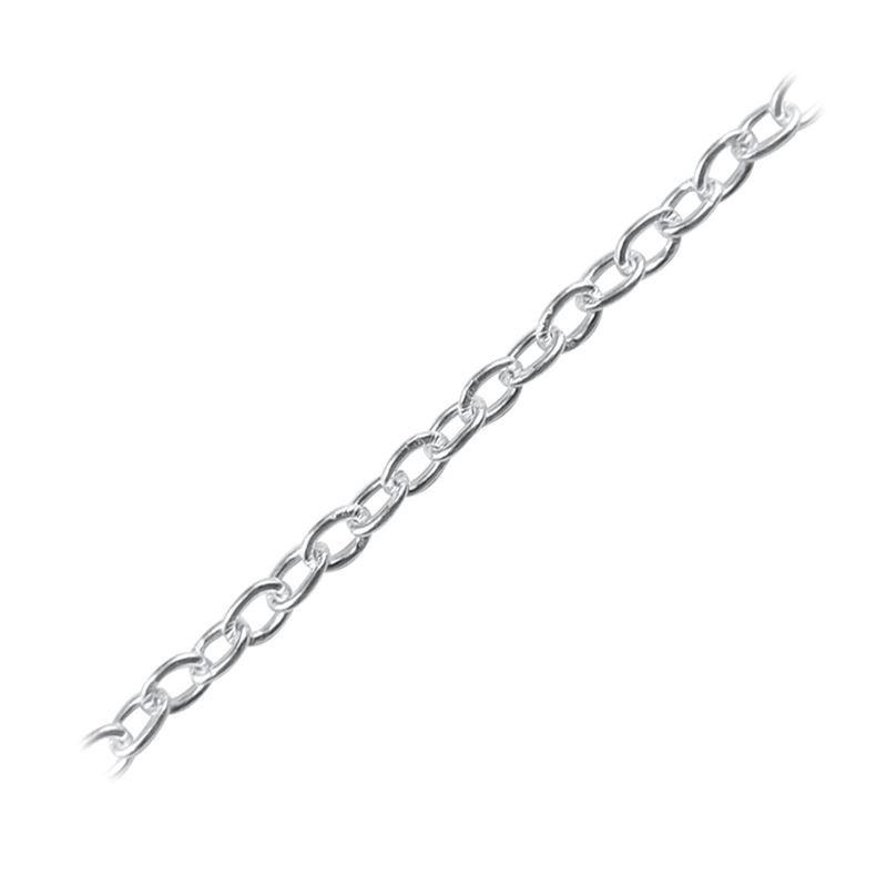 CHSF-213-2.5MM Silver Overlay Beading & Extender Chain Beads Bali Designs Inc 