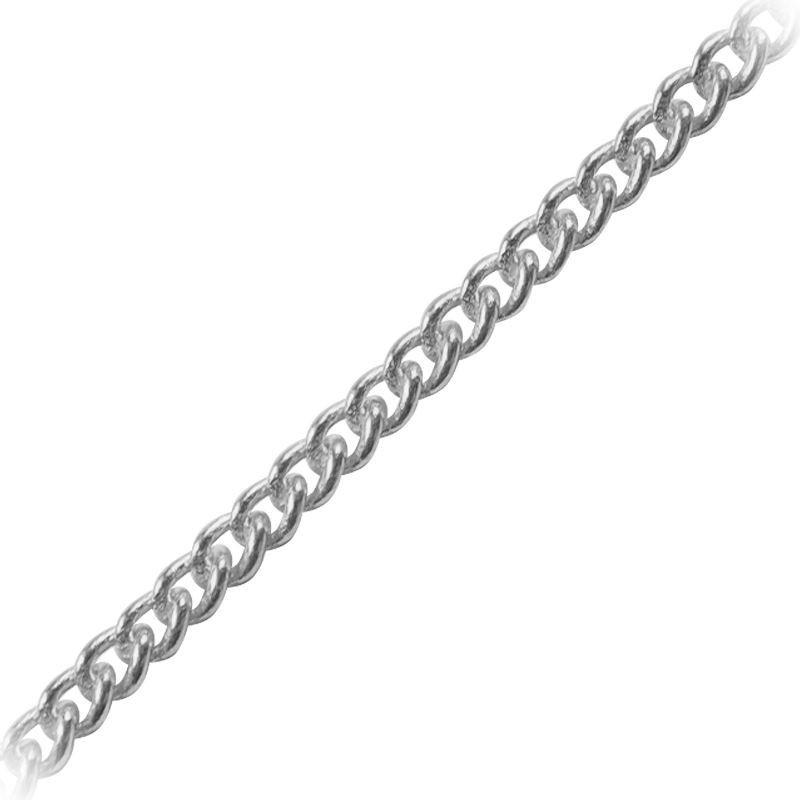 CHSF-230-3MM Silver Overlay Beading & Extender Chain Beads Bali Designs Inc 