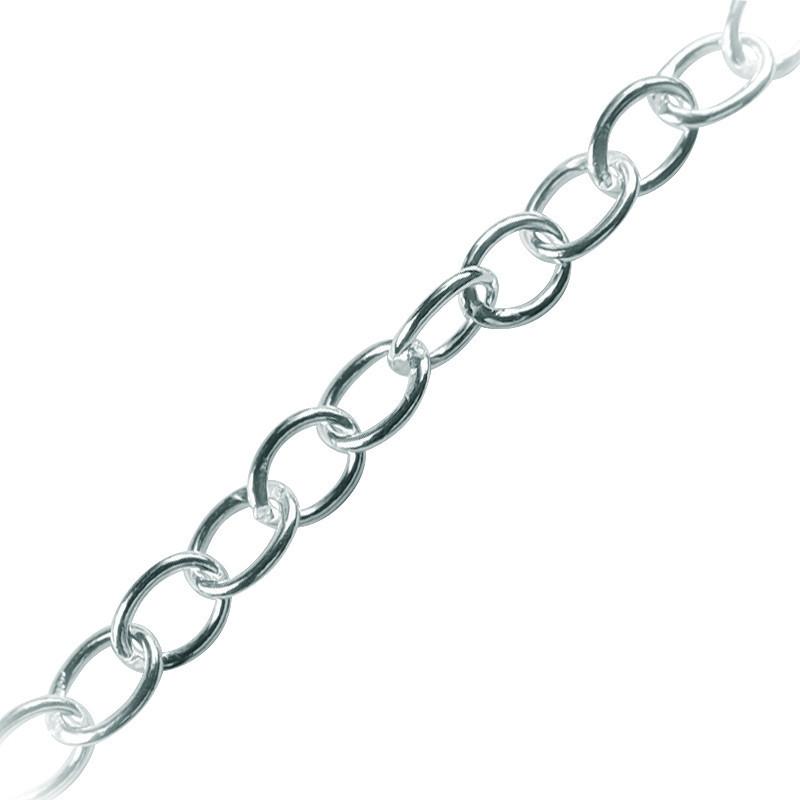 CHSF-231-2MM Silver Overlay Beading & Extender Chain Beads Bali Designs Inc 