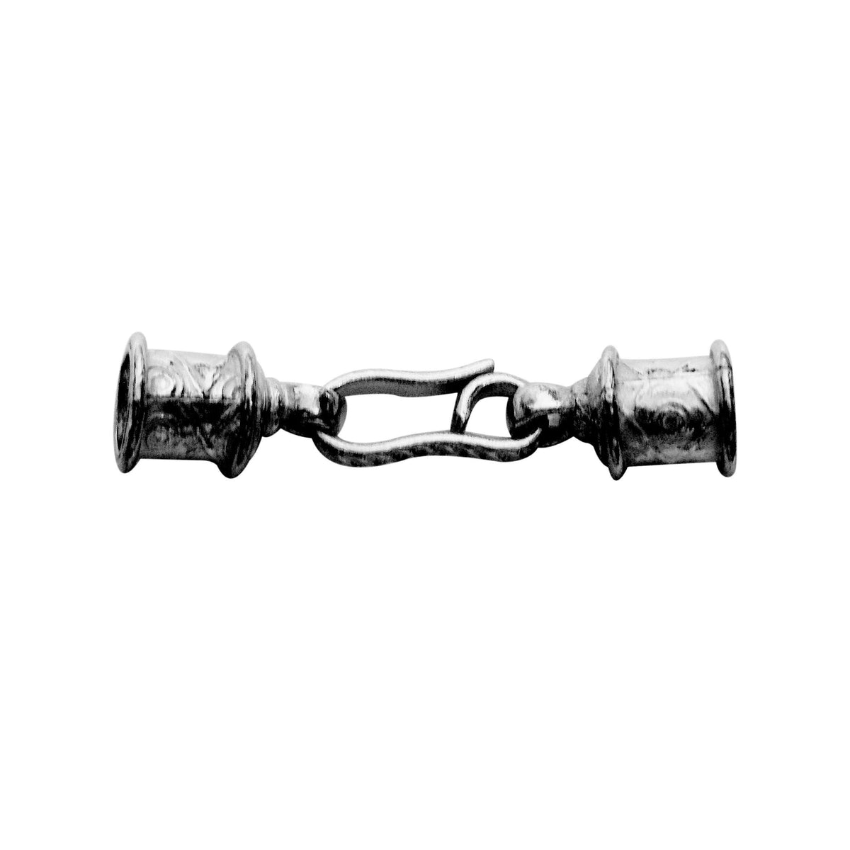 CR-208 Black Rhodium Overlay End Cap Beads Bali Designs Inc 