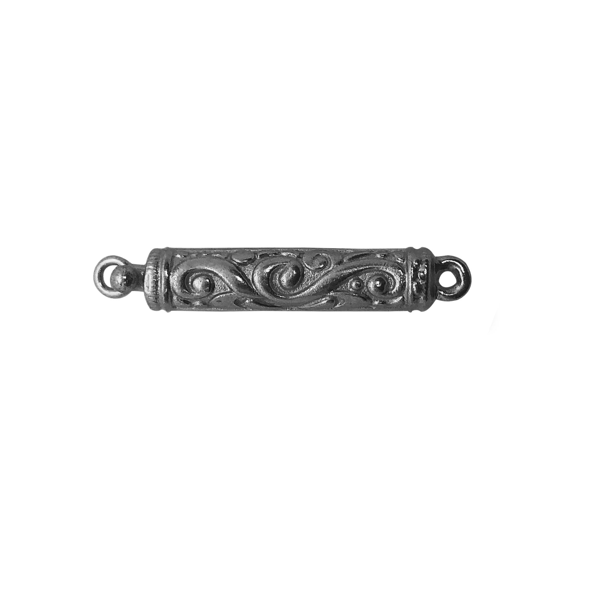 CR-360 Black Rhodium Overlay Single Hole Multi Strand Clasp Beads Bali Designs Inc 