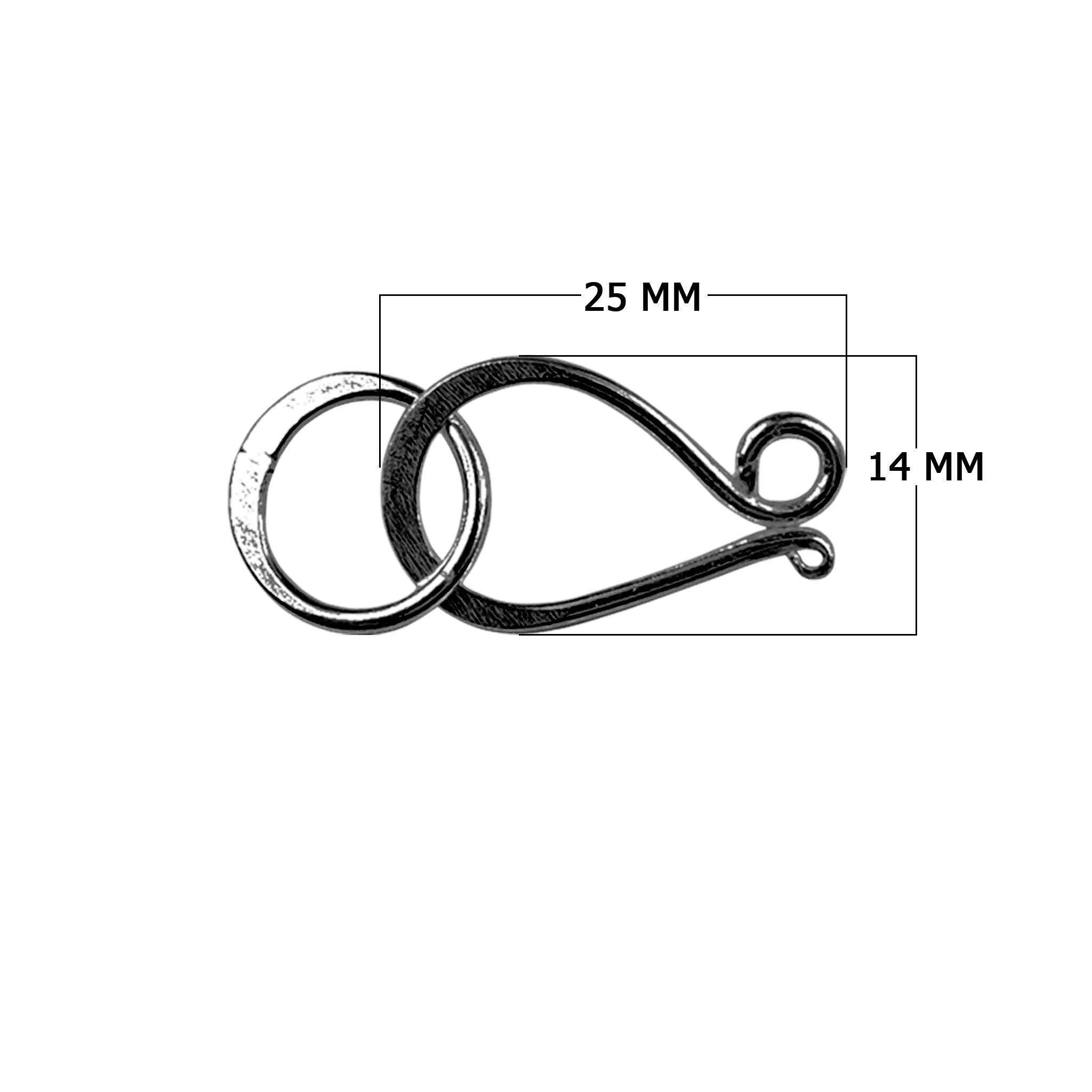 CR-413 Black Rhodium Overlay Hook Beads Bali Designs Inc 