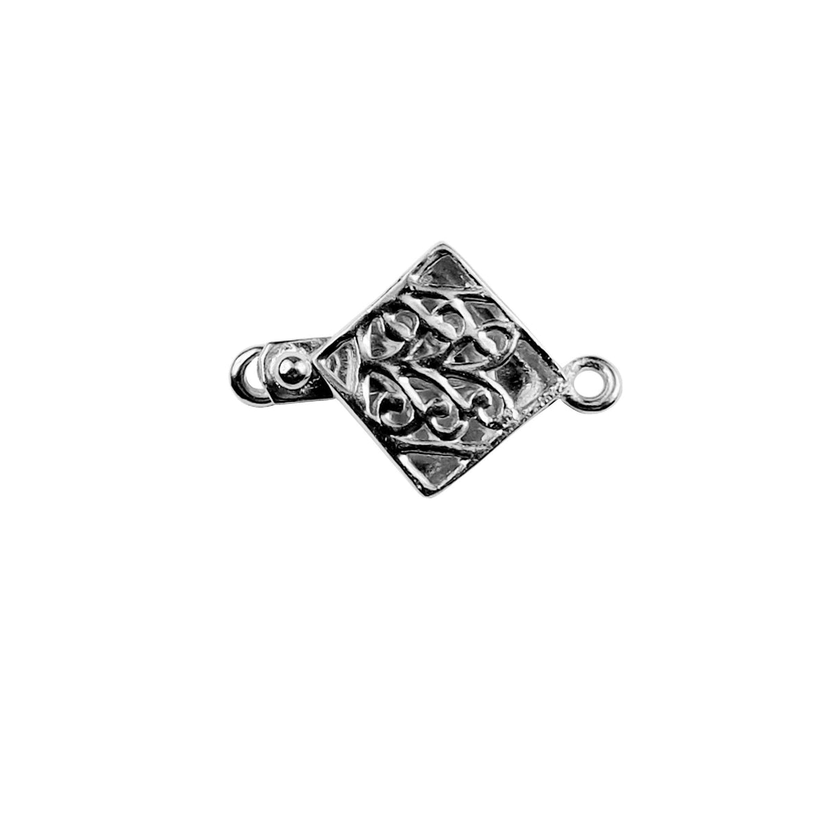 CR-417 Black Rhodium Overlay Single Hole Multi Strand Clasp Beads Bali Designs Inc 