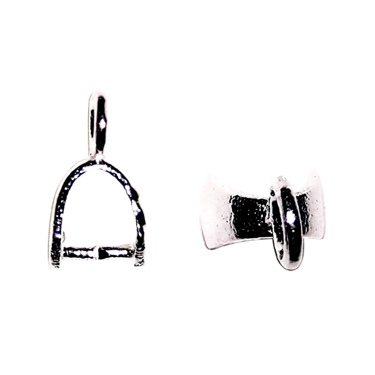 CR-520 Black Rhodium Overlay Pendant Bail Beads Bali Designs Inc 