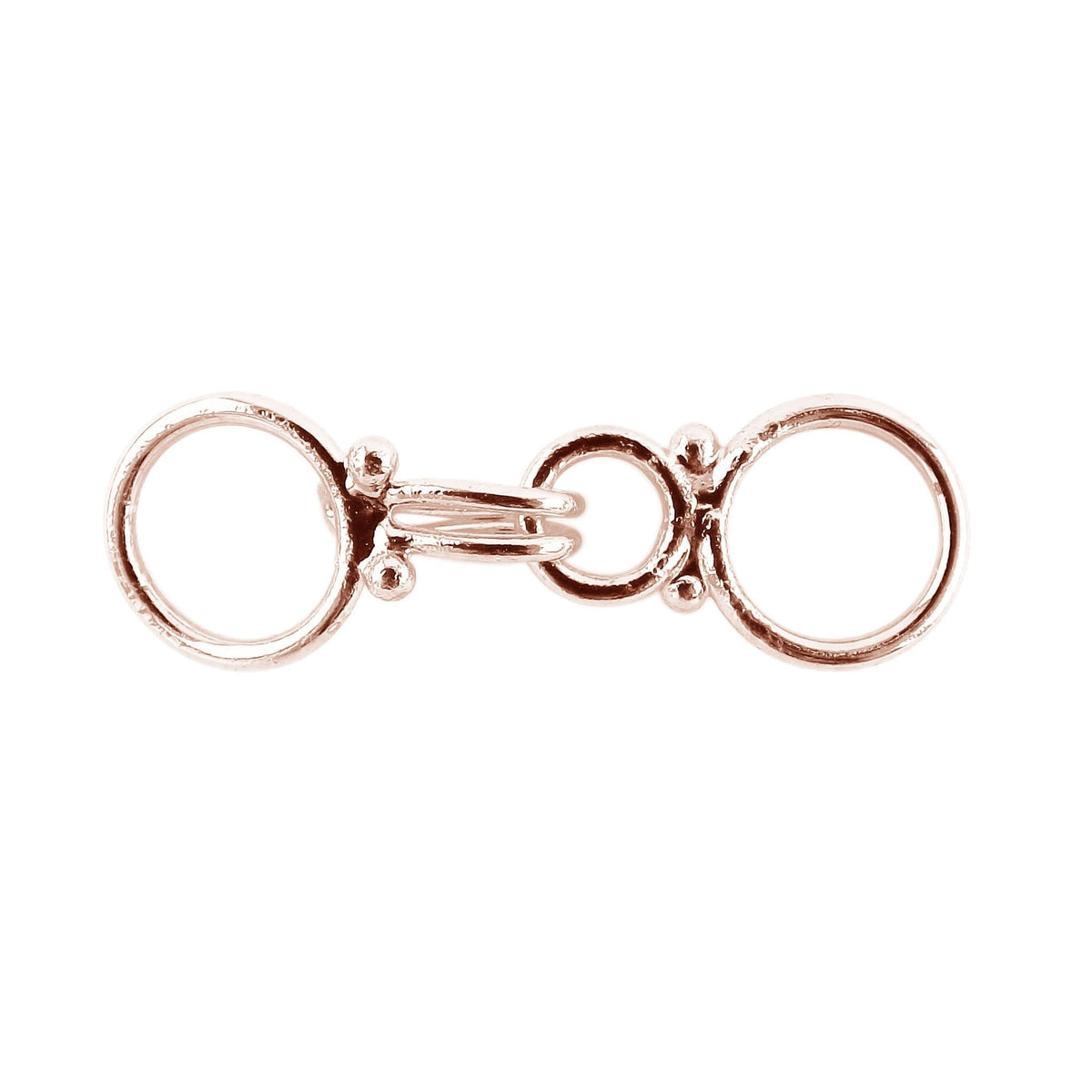 CRG-155 Rose Gold Overlay Clasp Hook Beads Bali Designs Inc 