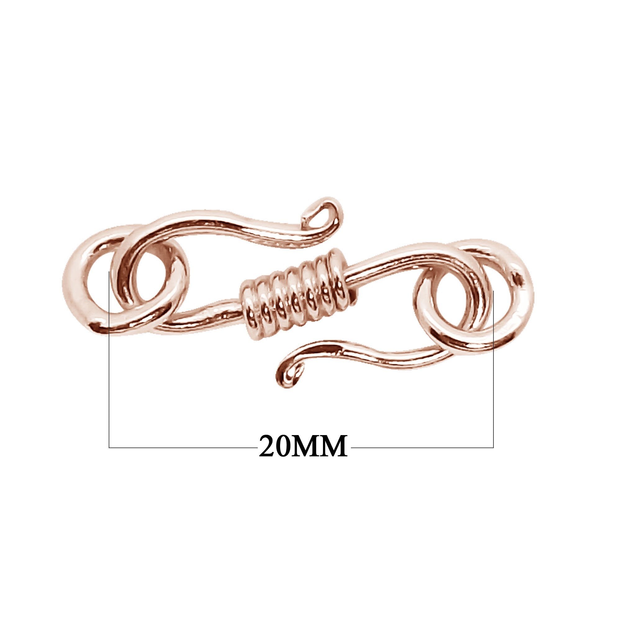 CRG-159 Rose Gold Overlay Hook Beads Bali Designs Inc 