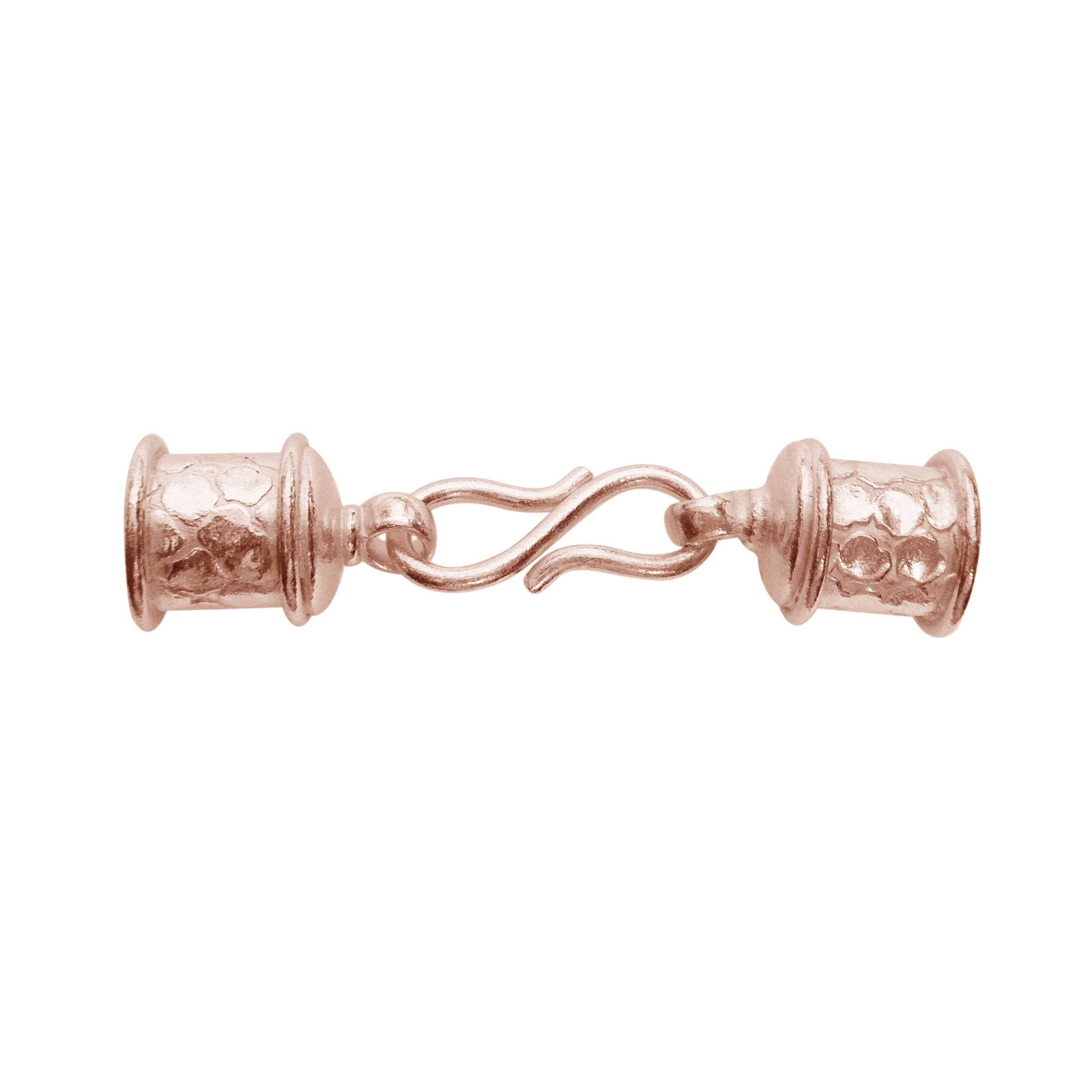 CRG-209 Rose Gold Overlay End Cap Beads Bali Designs Inc 