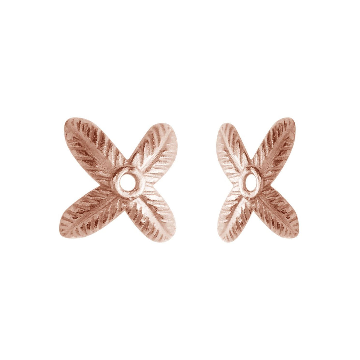 CRG-212 Rose Gold Overlay Bead Cap Beads Bali Designs Inc 