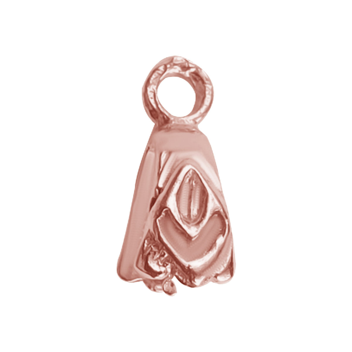 CRG-242 Rose Gold Overlay Pendant Bail Beads Bali Designs Inc 
