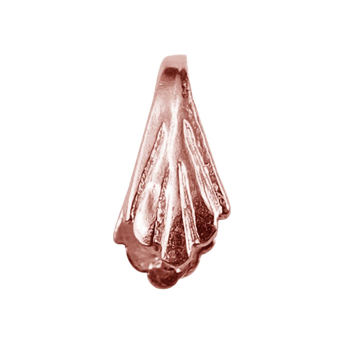 CRG-252 Rose Gold Overlay Pendant Bail Beads Bali Designs Inc 