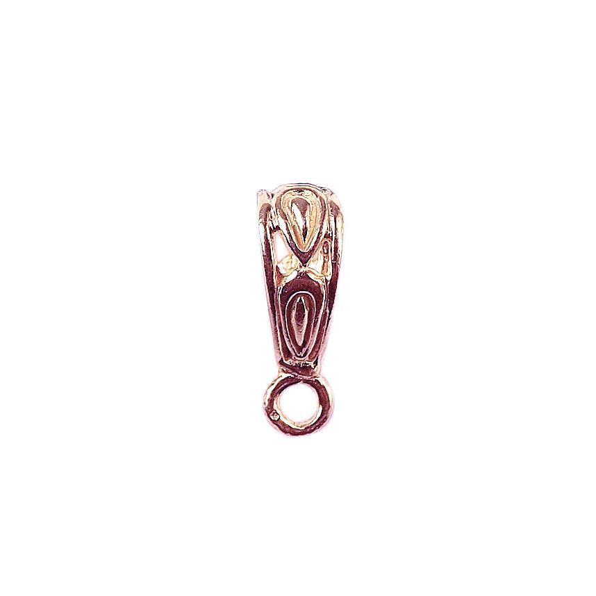 CRG-361 Rose Gold Overlay Pendant Bail Beads Bali Designs Inc 