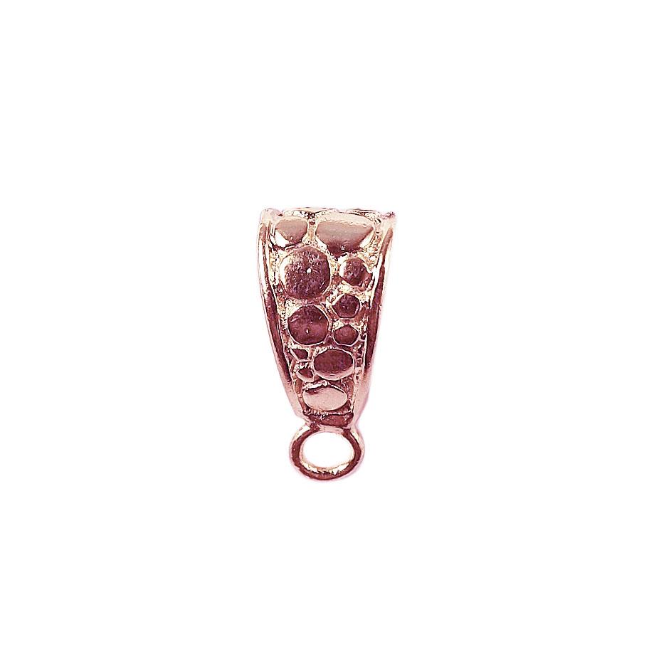 CRG-366 Rose Gold Overlay Pendant Bail Beads Bali Designs Inc 