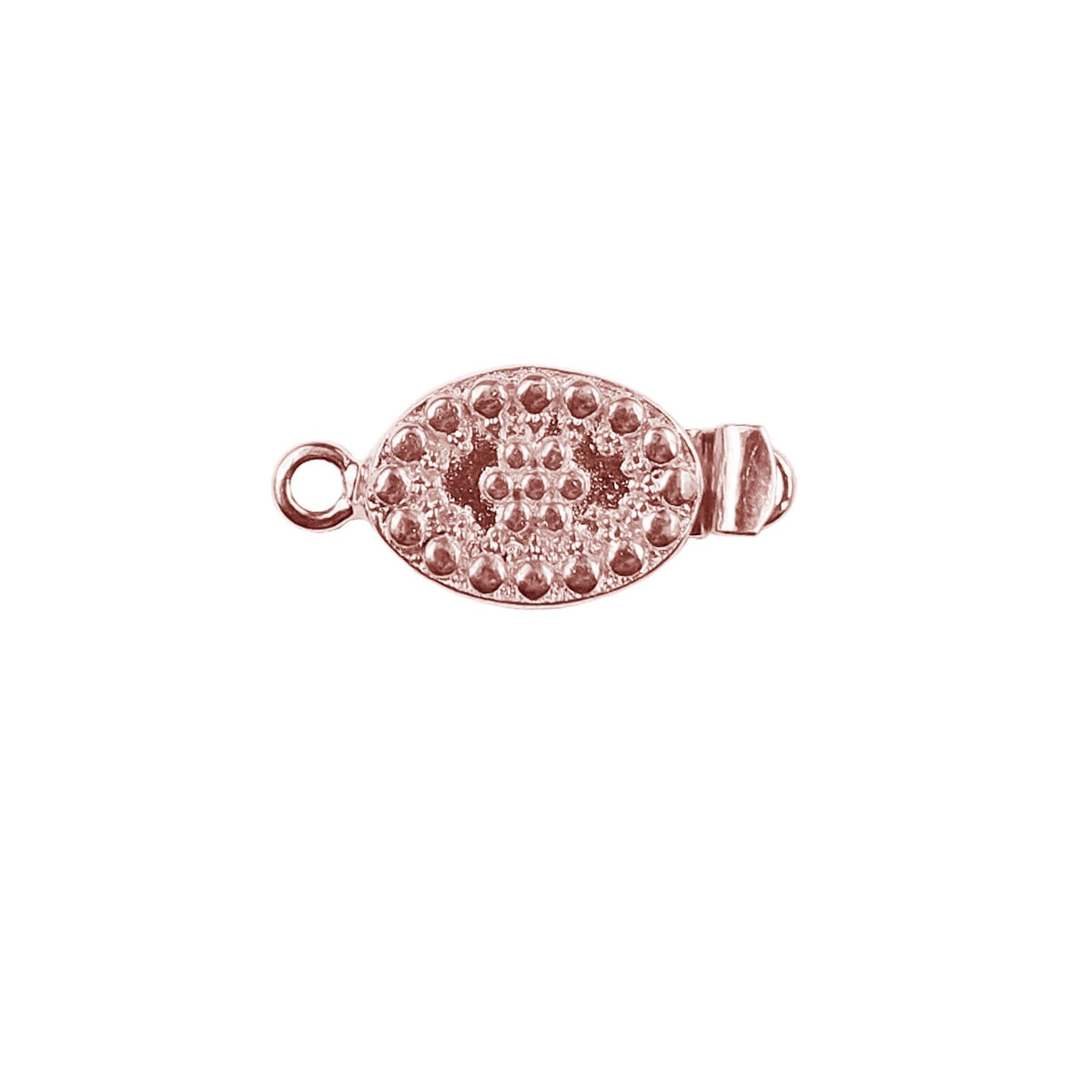 CRG-385 Rose Gold Overlay Single Hole Multi Strand Clasp Beads Bali Designs Inc 