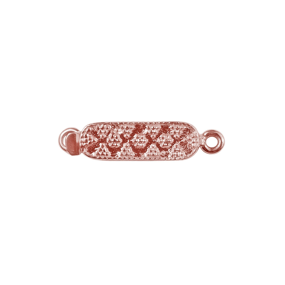 CRG-420 Rose Gold Overlay Single Hole Multi Strand Clasp Beads Bali Designs Inc 