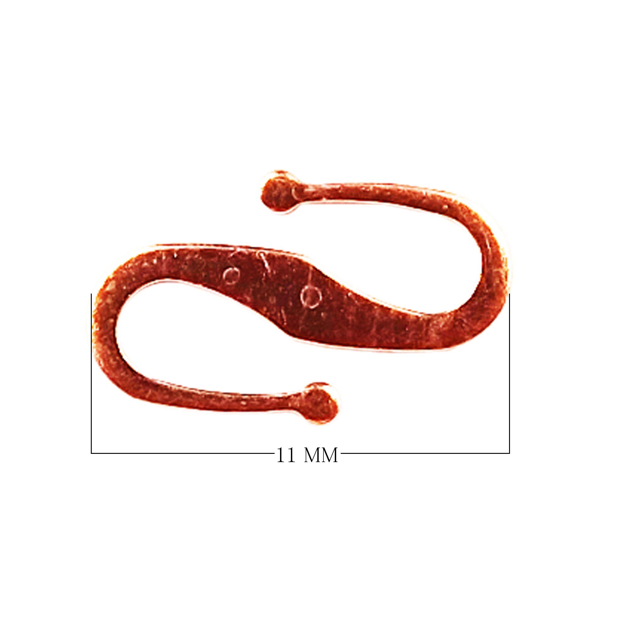 CRG-444 Rose Gold Overlay ''S'' Hook Beads Bali Designs Inc 