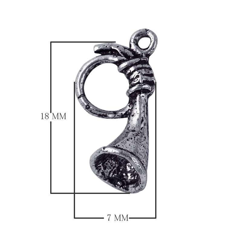 CSF-106 Silver Overlay Charm Beads Bali Designs Inc 