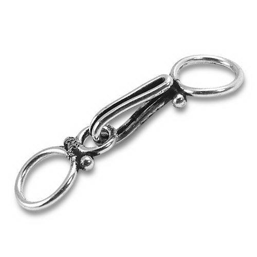 CSF-155 Silver Overlay Clasp Hook Beads Bali Designs Inc 