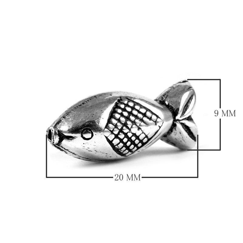 CSF-167 Silver Overlay Charm Beads Bali Designs Inc 