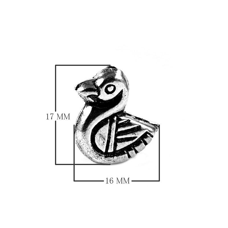 CSF-168 Silver Overlay Charm Beads Bali Designs Inc 