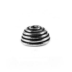 CSF-173 Silver Overlay Bead Cap Beads Bali Designs Inc 