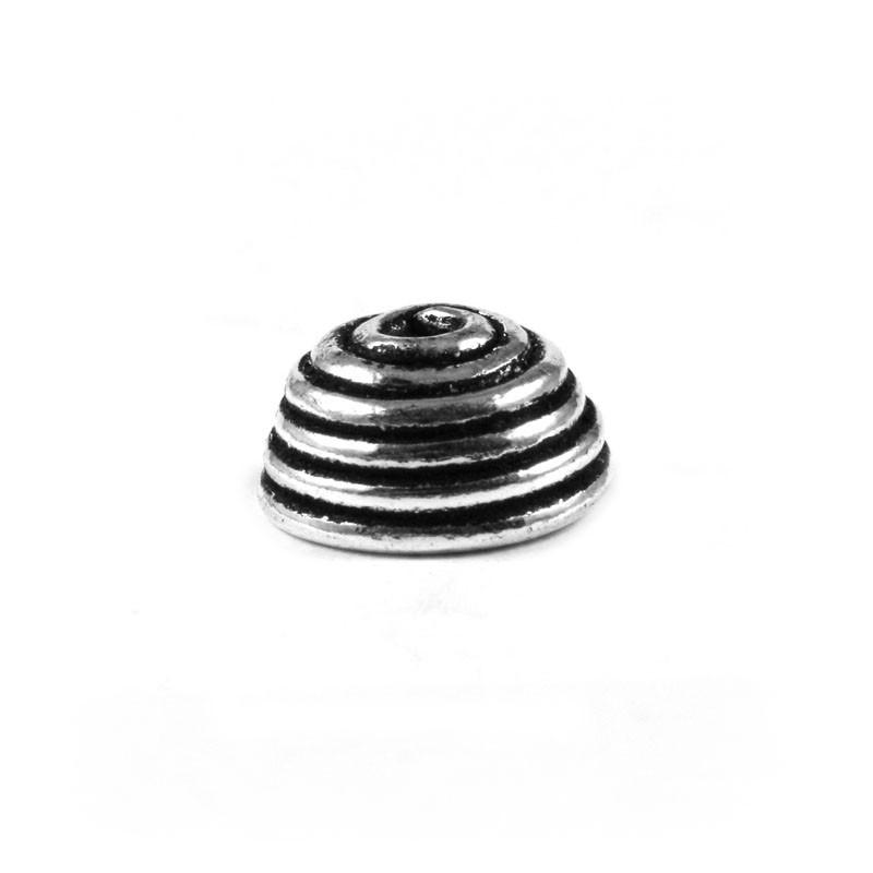 CSF-173 Silver Overlay Bead Cap Beads Bali Designs Inc 