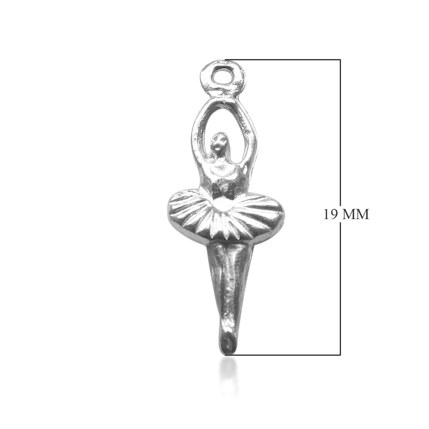 CSF-191 Silver Overlay Fitness Charm Beads Bali Designs Inc 
