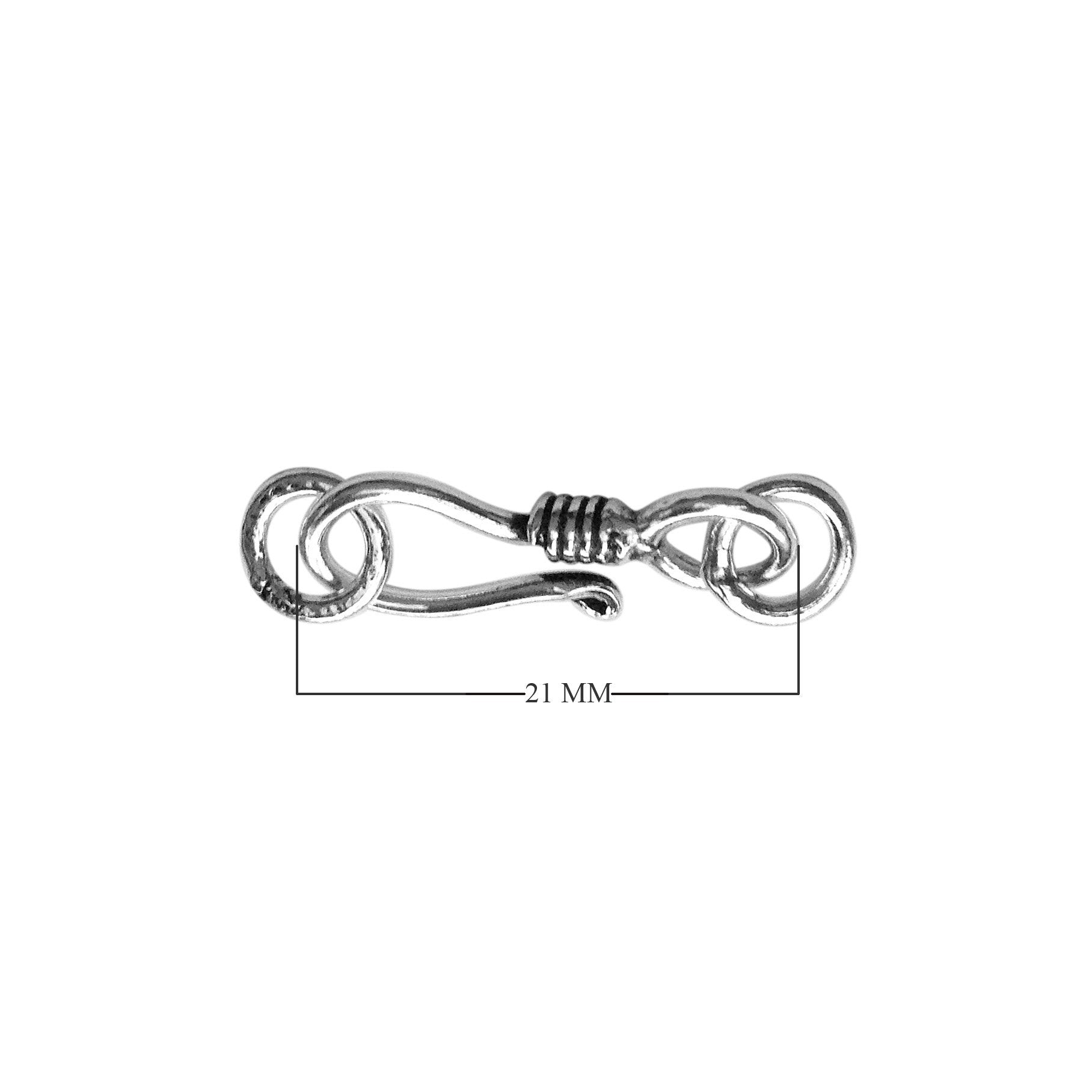 CSF-193 Silver Overlay Hook Beads Bali Designs Inc 