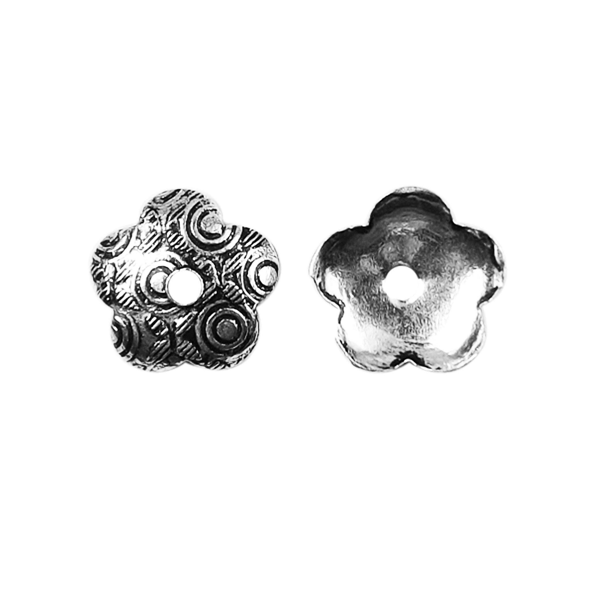 CSF-196 Silver Overlay Bead Cap Beads Bali Designs Inc 