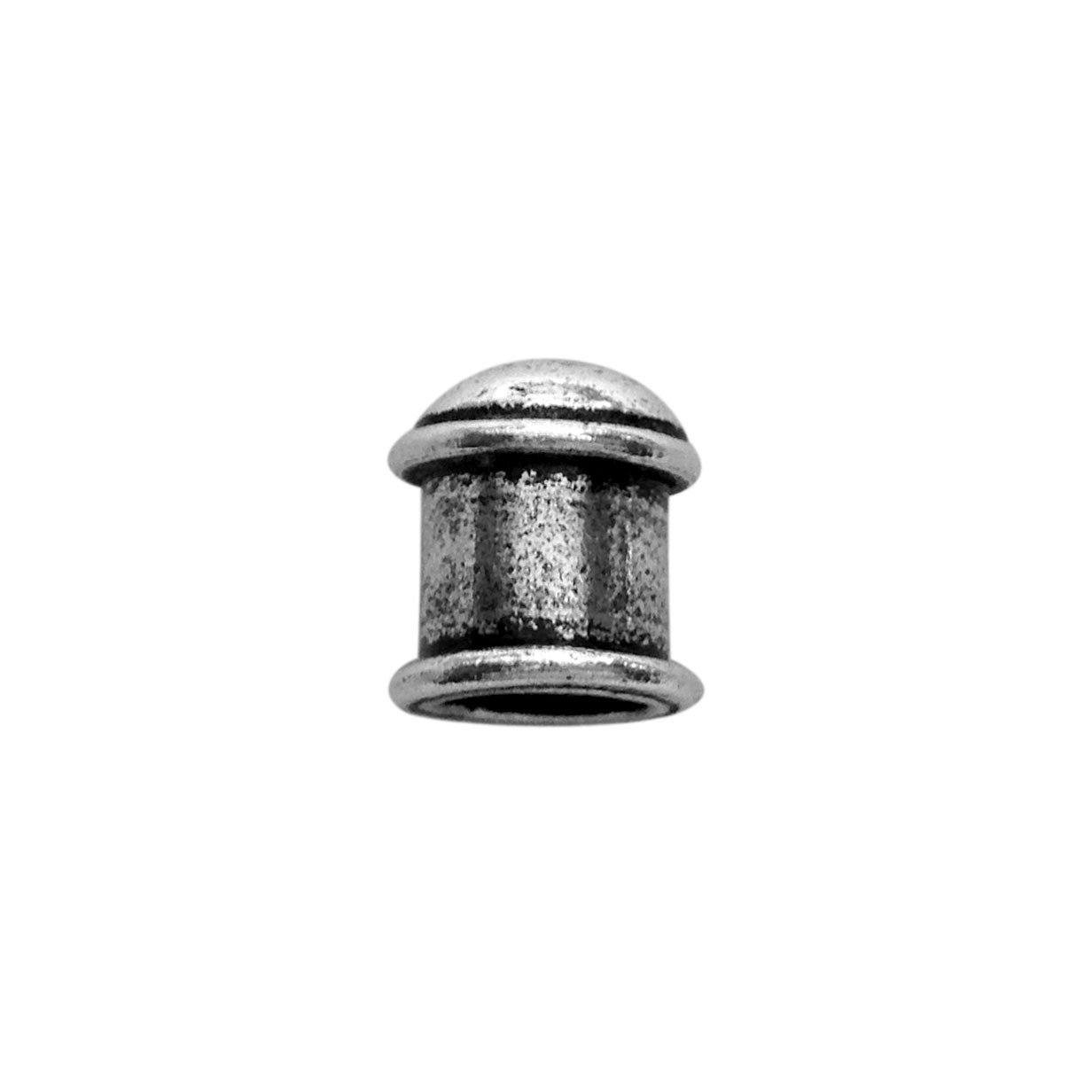 CSF-207 Silver Overlay End Cap Beads Bali Designs Inc 