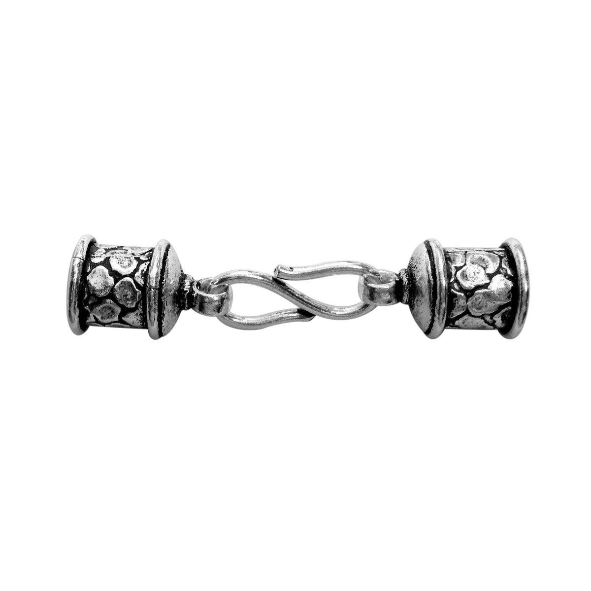 CSF-209 Silver Overlay End Cap Beads Bali Designs Inc 