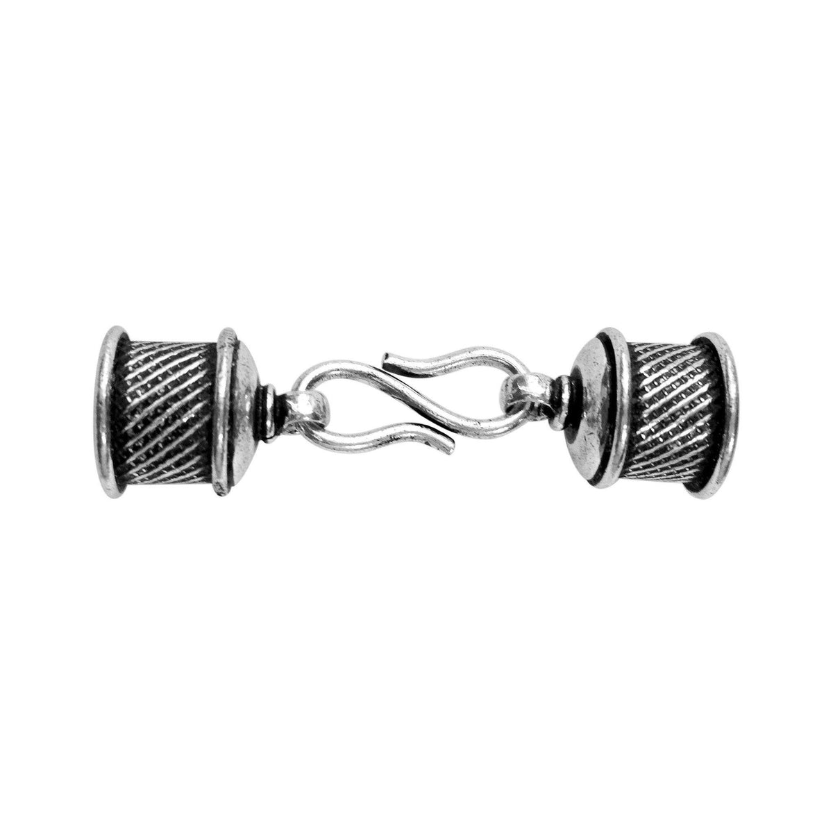 CSF-214 Silver Overlay End Cap Beads Bali Designs Inc 
