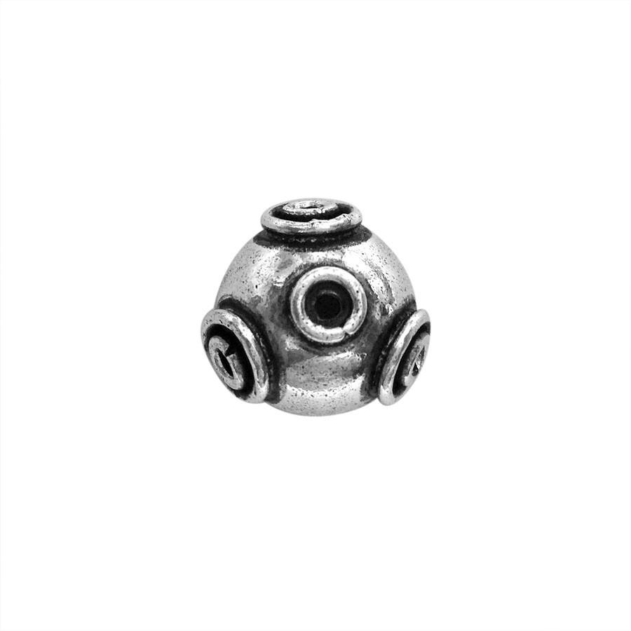 CSF-227 Silver Overlay Bead Cap Beads Bali Designs Inc 