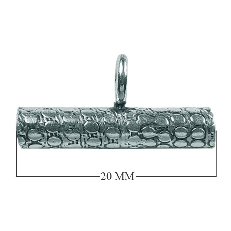 CSF-240 Silver Overlay Pendant Bail Beads Bali Designs Inc 