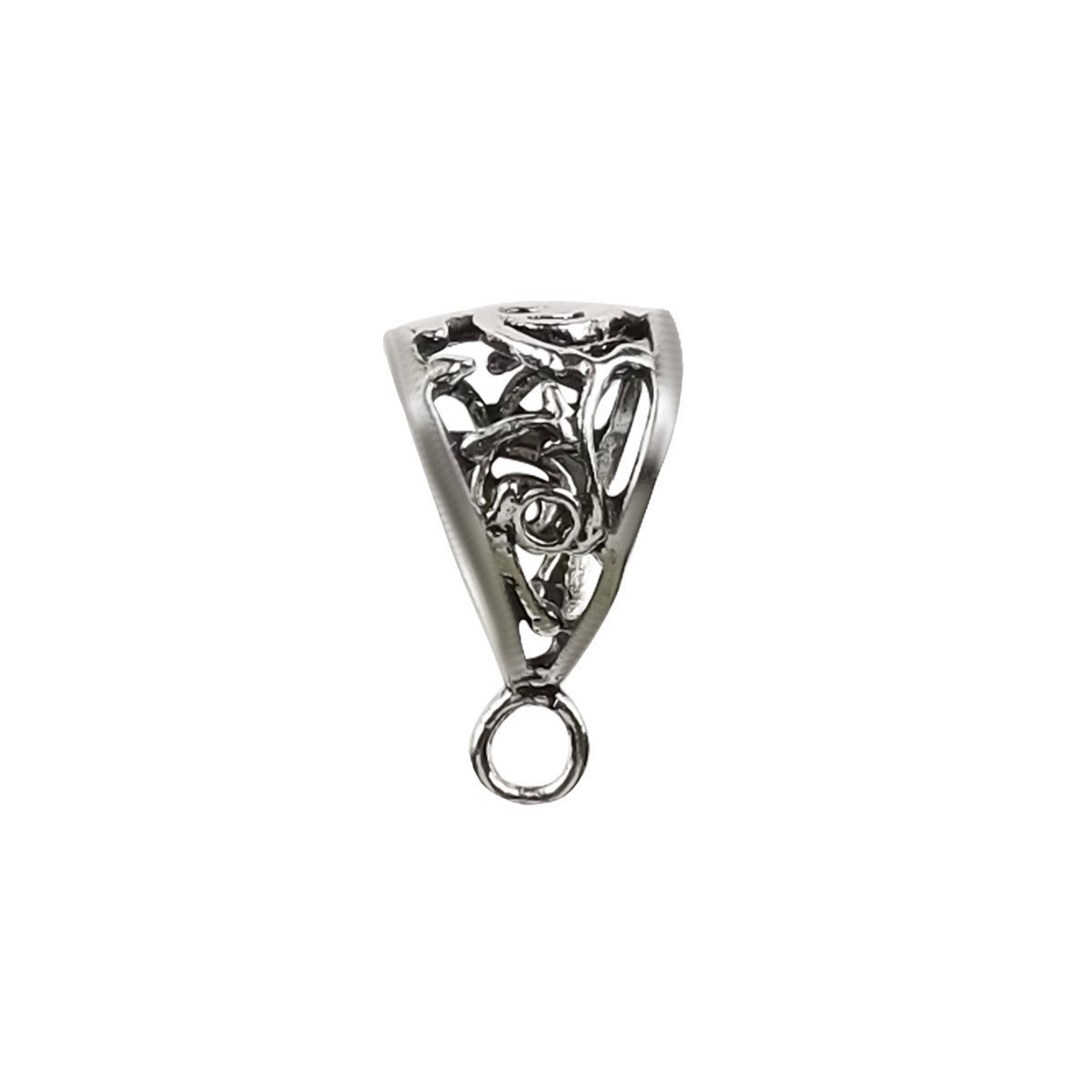 CSF-245 Silver Overlay Pendant Bail Beads Bali Designs Inc 
