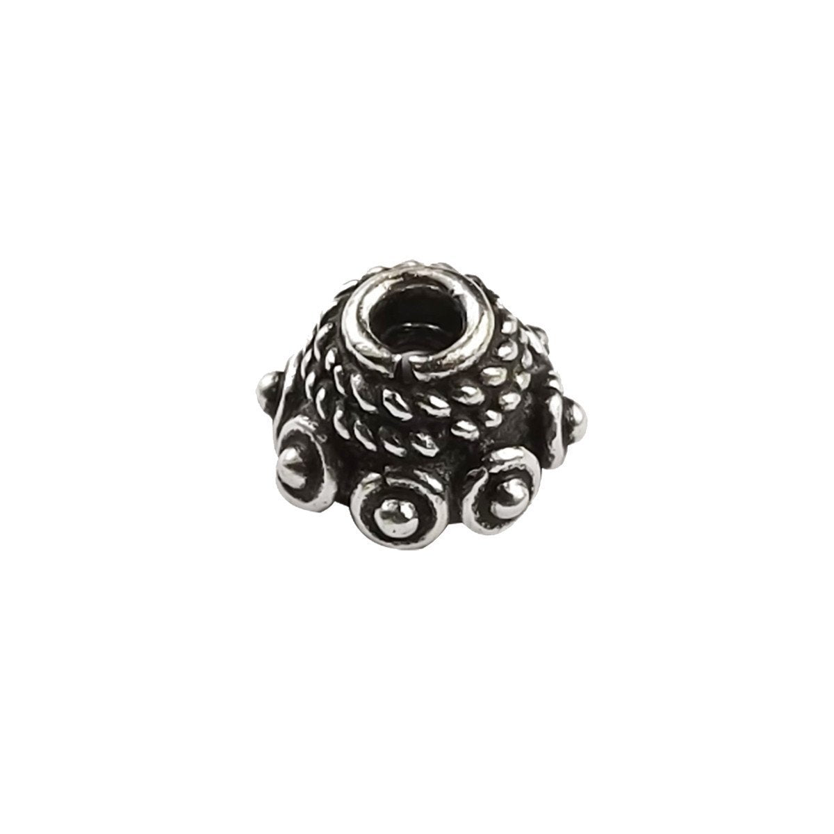 CSF-248 Silver Overlay Bead Cap Beads Bali Designs Inc 