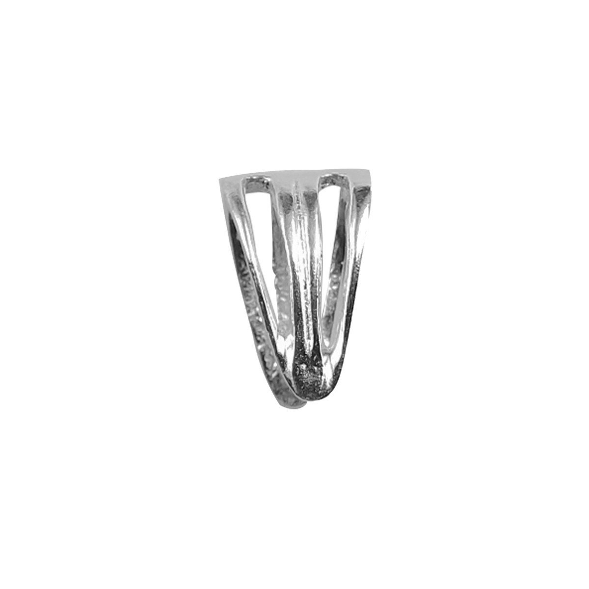 CSF-251 Silver Overlay Pendant Bail Beads Bali Designs Inc 