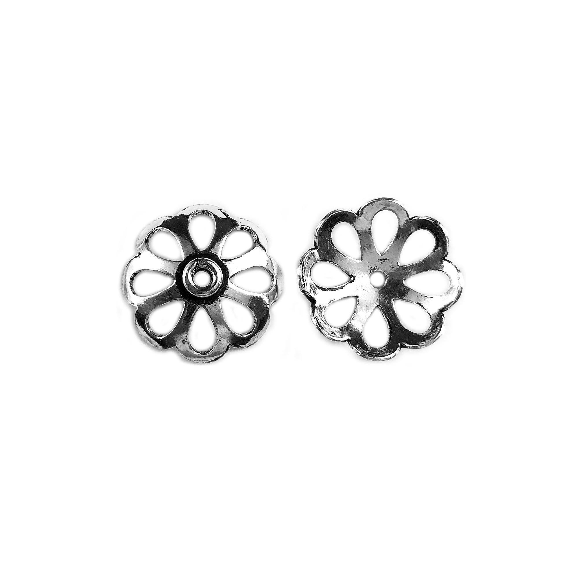 CSF-328 Silver Overlay Bead Cap Beads Bali Designs Inc 