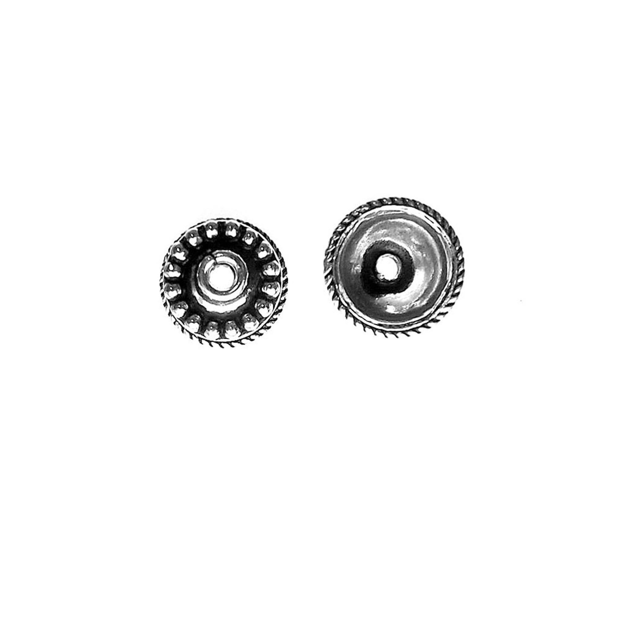 CSF-330 Silver Overlay Bead Cap Beads Bali Designs Inc 