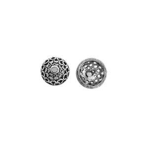 CSF-352 Silver Overlay Bead Cap Beads Bali Designs Inc 