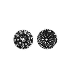 CSF-354 Silver Overlay Bead Cap Beads Bali Designs Inc 