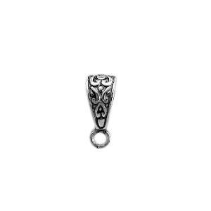 CSF-363 Silver Overlay Pendant Bail Beads Bali Designs Inc 