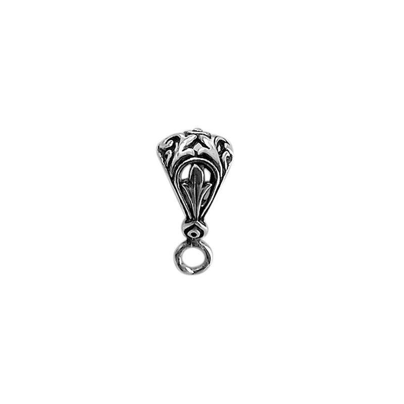 CSF-367 Silver Overlay Pendant Bail Beads Bali Designs Inc 