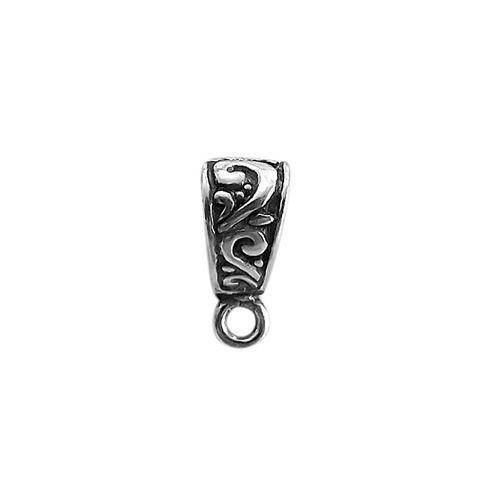 CSF-368 Silver Overlay Pendant Bail Beads Bali Designs Inc 