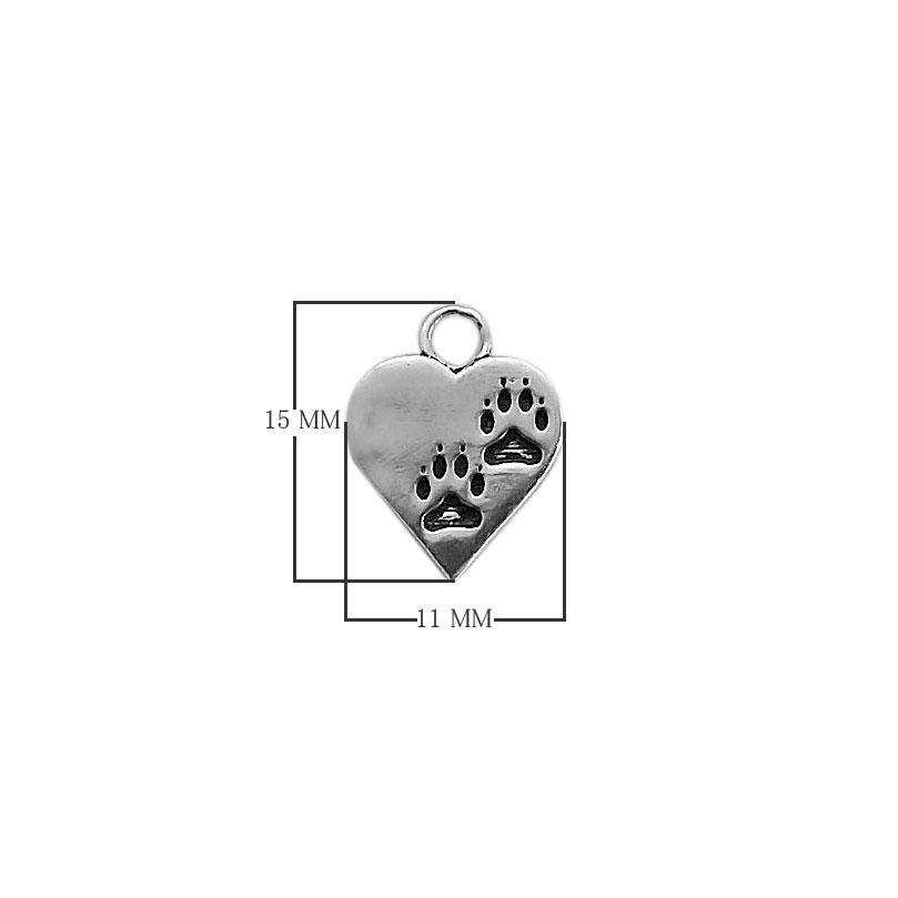 CSF-370 Silver Overlay Charm Beads Bali Designs Inc 
