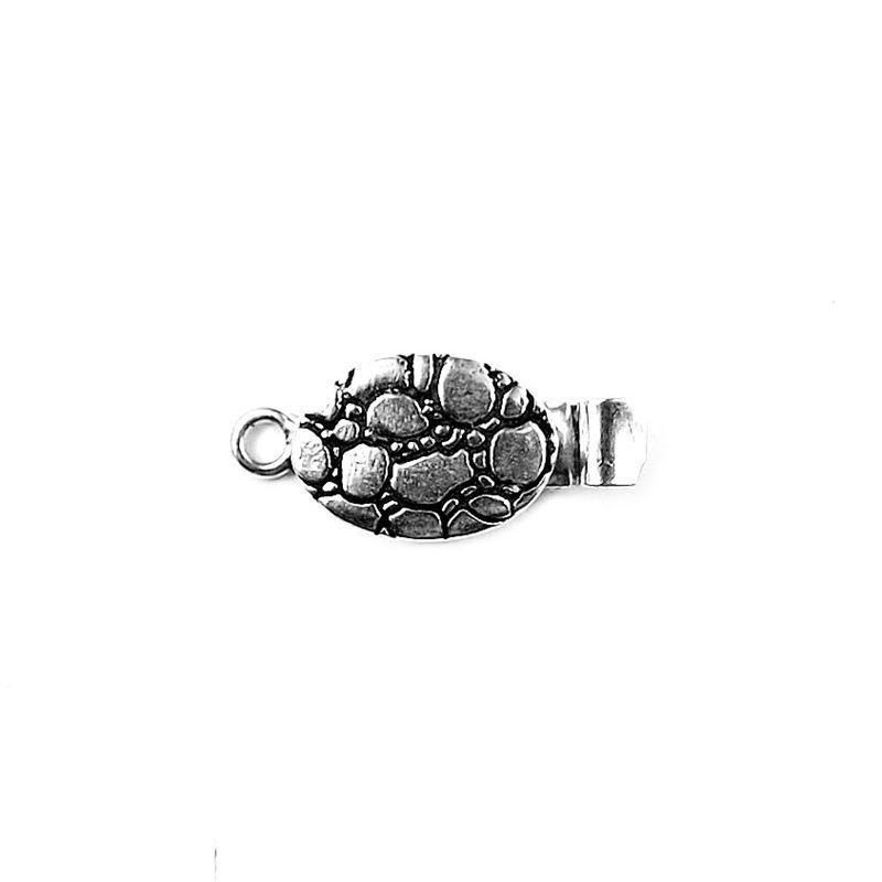 CSF-384 Silver Overlay Single Hole Multi Strand Clasp Beads Bali Designs Inc 