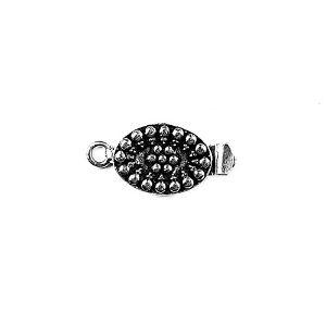 CSF-385 Silver Overlay Single Hole Multi Strand Clasp Beads Bali Designs Inc 