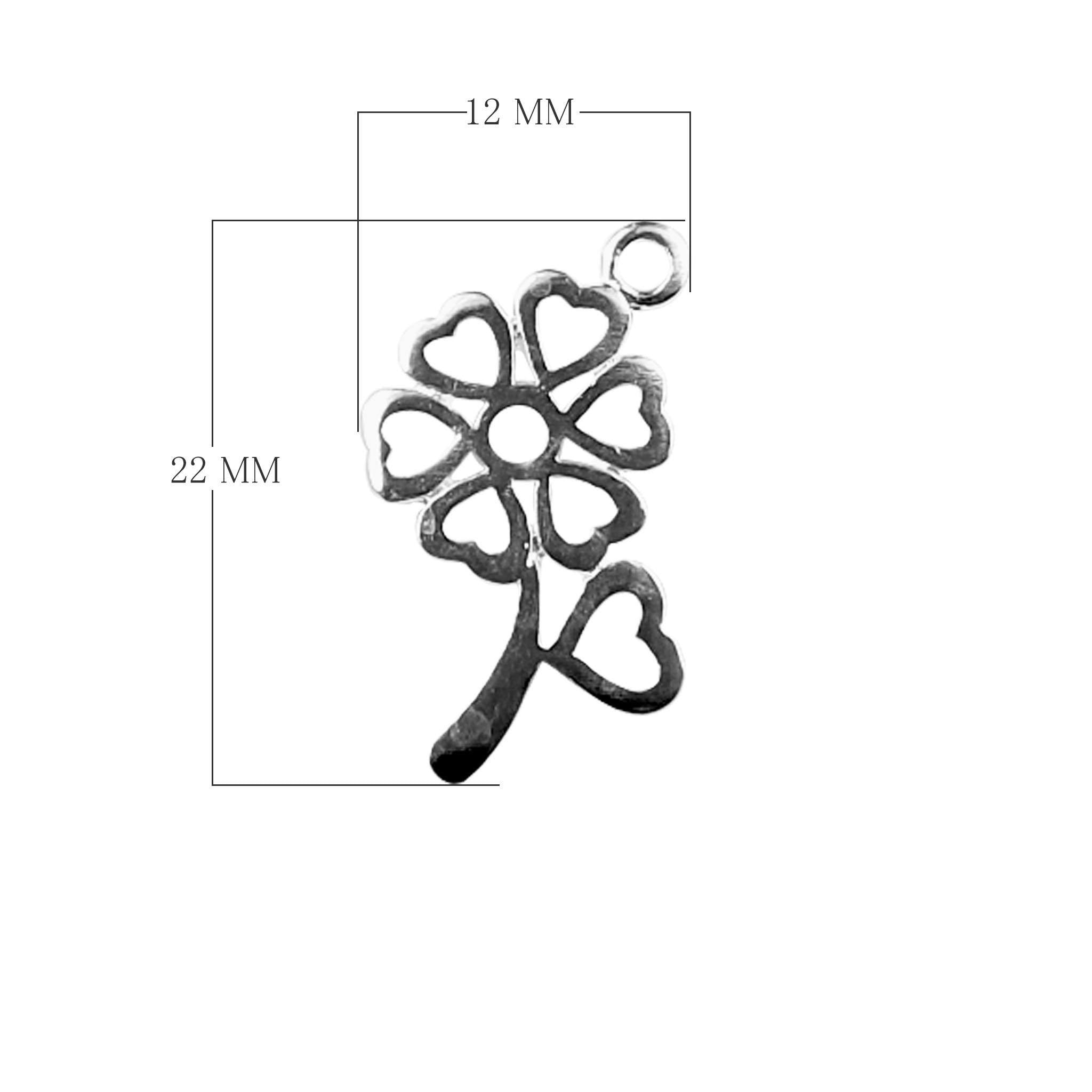 CSF-399 Silver Overlay Charm Beads Bali Designs Inc 