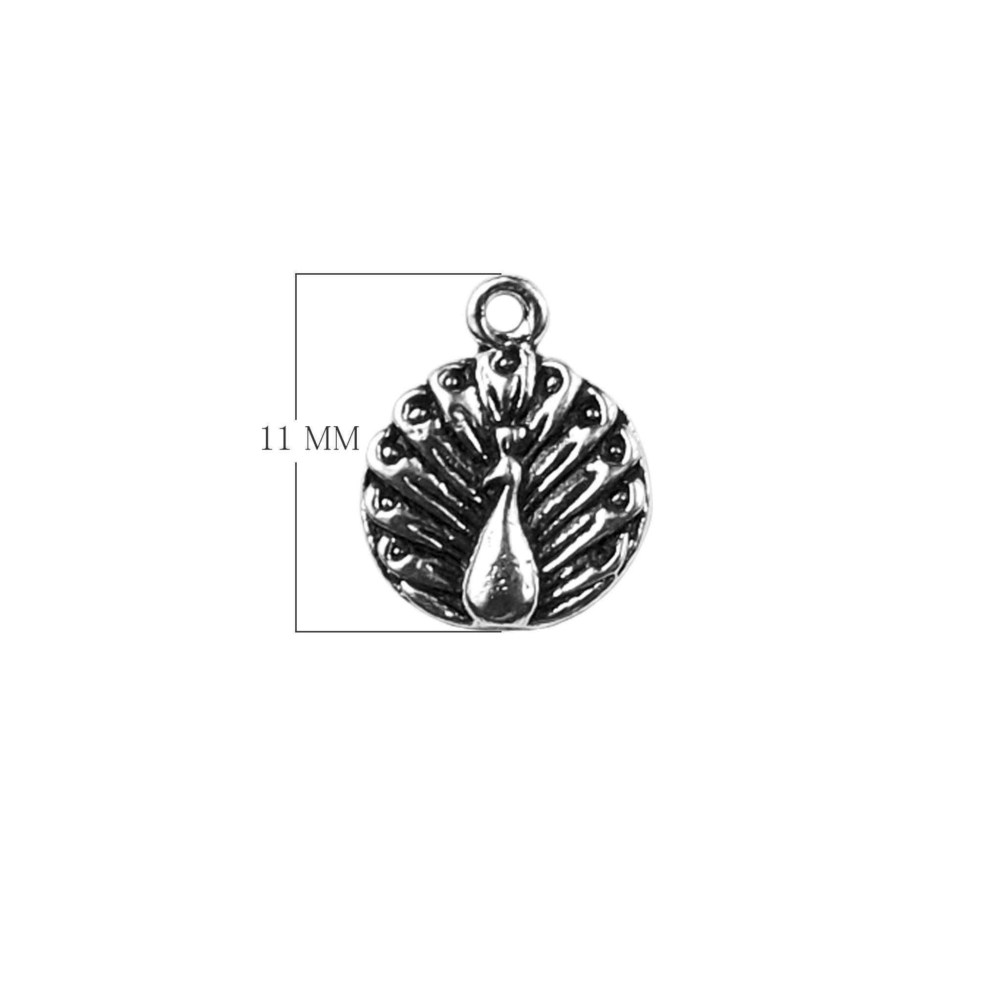 CSF-400 Silver Overlay Charm Beads Bali Designs Inc 